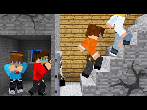 SmileSlow and Pati TRAP US IN THE BASEMENT in Minecraft!