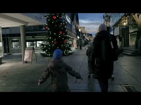 Silent Christmas Walk in Norway | Sandnes 4K