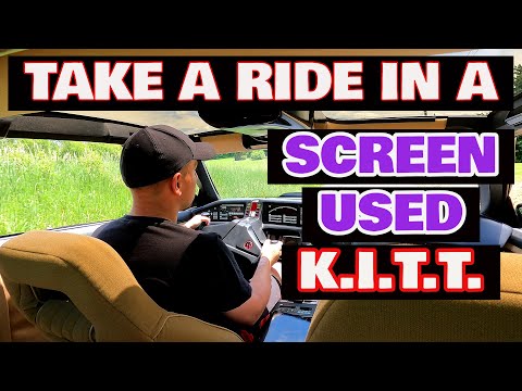 Ride in Our Screen Used KITT! Mystery Knight Rider Prop Found! Car Mileage, Episodes Used and MORE!