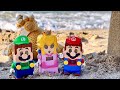 Lego Mario Goes Underwater To Save Princess Peach From Bowser