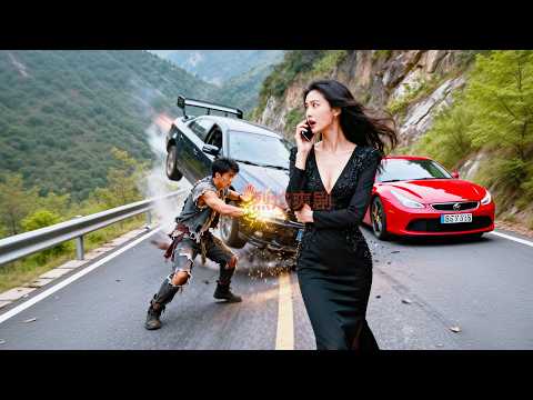 女總裁站山路中間打電話揚言退婚，怎料這鄉下小夥是隱世仙王，徒手攔下疾馳車救她一命，瞬間改口喊老公！#爽劇 #逆襲 #反轉