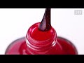 Лак CND Vinylux Weekly Polish - 288 Kiss of Fire (червоний із золотими блискітками), 15 мл