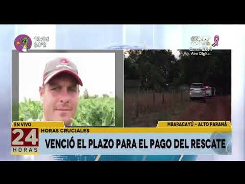 Colono brasileño continúa secuestrado