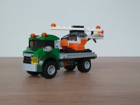 Vidéo LEGO Creator 31043 : Le transport de l'hélicoptère