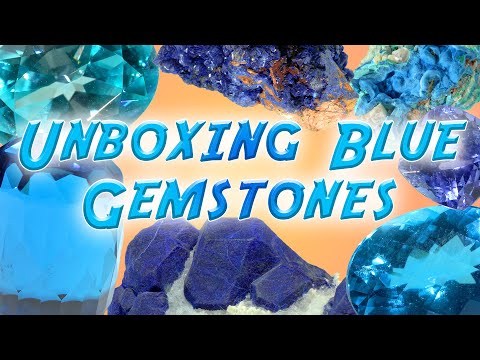 Unboxing Blue Gemstones | Topaz, Zircon, Tanzanite, and more!