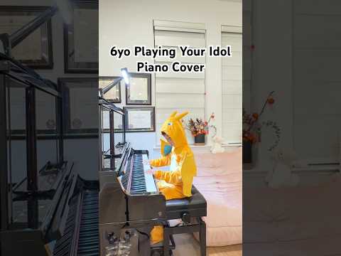 6yo Demon Hunters Your Idol Piano Cover | Alston Hu KPOP Piano Cover