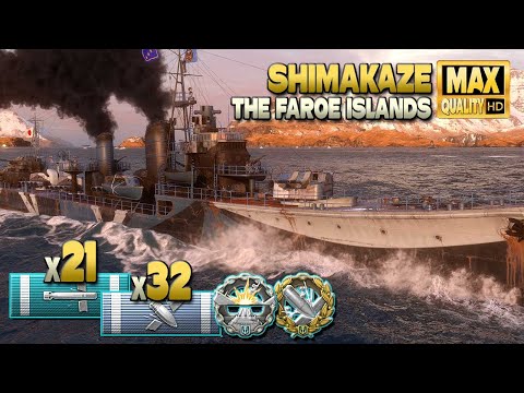 Destroyer Shimakaze: Hunted down behind enemy lines - World of Warships