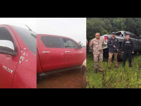 “CAZAN” CAMIONETAS EN ITAPÚA Y LAS ESCONDEN EN CAAZAPÁ