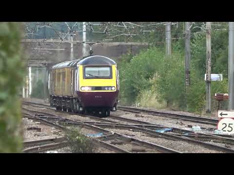 East Midlands Railway 43274 and London North Eastern Railway 43272 passing Welwyn Garden City