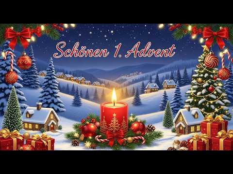 Wenn die erste Kerze brennt...  🕯️🎄 Liebe Grüße zum 1.Advent 🕯️🎄🦌