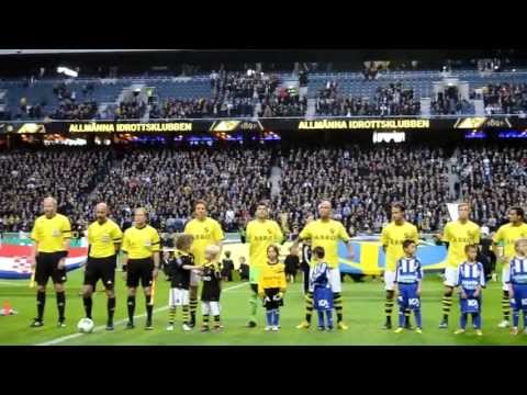 AIK - Göteborg 2013 (3-1) - Ivan Turina RIP - Tifo + Match