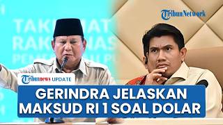 Gerindra Bela Pernyataan Prabowo soal Dolar, Sebut Pesan Presiden Disalahpahami Publik