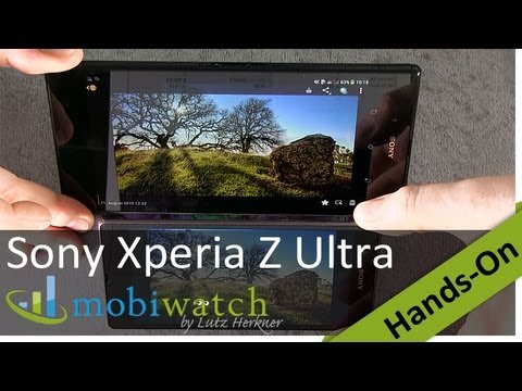 Sony Xperia Z Ultra: Das superdünne XXXL-Tabphone im Hands-on