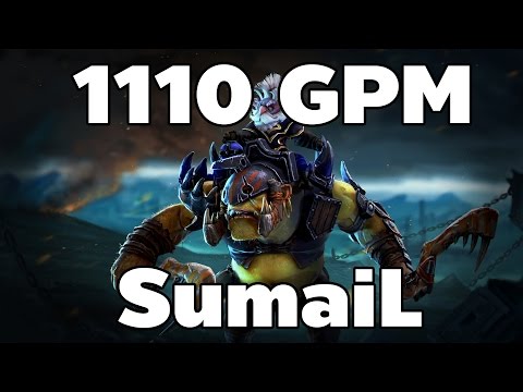 Dota 2 Sumail Alchemist 1110 GPM