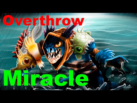 Miracle Slark vs all | Overthrow | Gameplay — Dota 2 (2017)