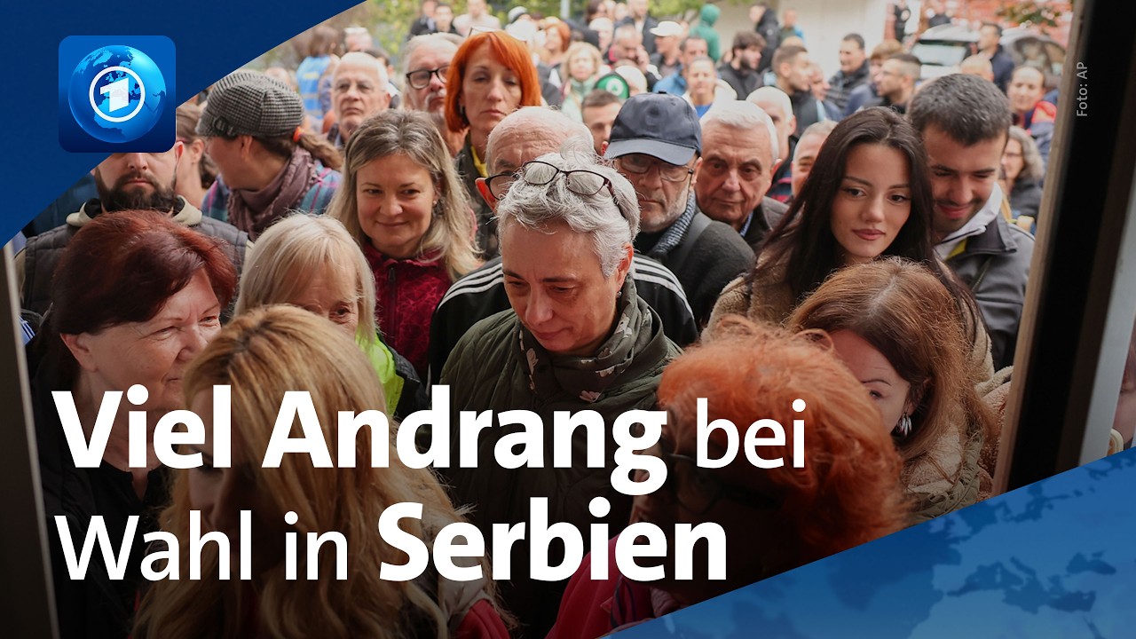 Enges Rennen bei Parlamentswahl in Serbien