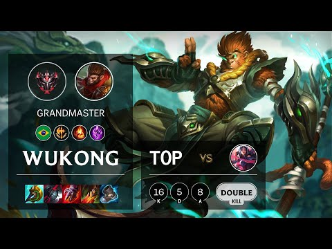 Wukong Top vs Irelia - BR Grandmaster Patch 11.21