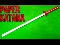How To Make A Paper Sword Japanese Katana Sword