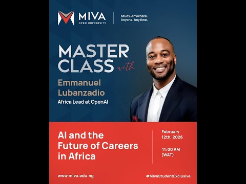 Masterclass at Miva: Emmanuel Lubanzadio