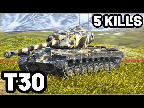 T30 | 7.8K DAMAGE | 5 KILLS | WOT Blitz Pro Replays