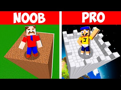 Minecraft NOOB vs PRO: SAFEST SECURITY TOWER BUILD CHALLENGE