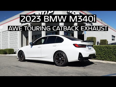 2023 M340i Gets a AWE Non-resonated Touring Catback Exhaust