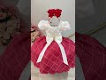 Vestido Infantil Marfim Busto Nervura e Saia Vermelha Festas