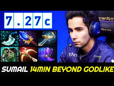 SUMAIL the King of MID - 14Min Beyond GODLIKE No Mercy 7.27 Dota 2