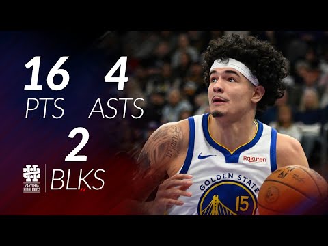Gui Santos 16 pts 4 asts 2 blks vs Jazz 25/26 season