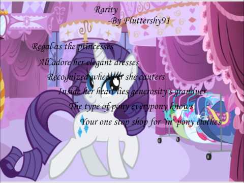 Rarity (poem by Fluttershy91)