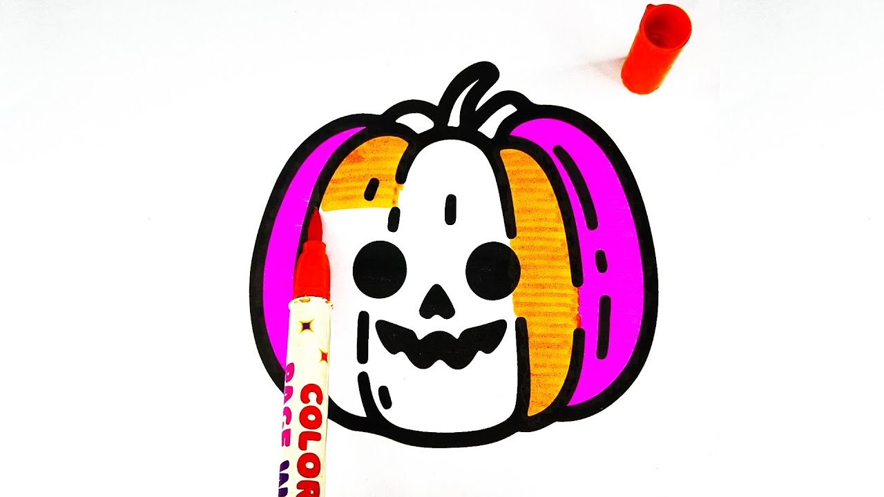 Pumpkin Coloring Pages | Coloring Page Halloween Pumpkin | Coloring Book #pumpkin #halloweenpumpkin