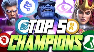 TOP 5 CHAMPIONS in EACH CLASS Every Player Should RANKUP in 2026 | Marvel Contest of Champions