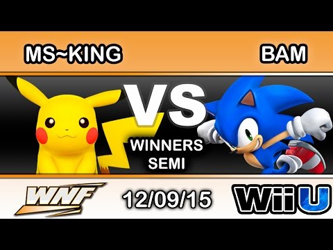 WNF S4E8 – MS~King (Pikachu) Vs. DP | BAM (Sonic) Winners Semi - Smash Wii U