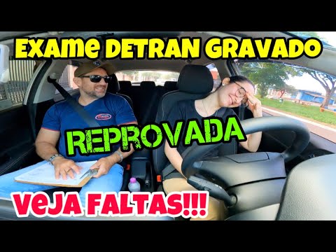 DETRAN 2025 PRACTICAL EXAM MOCK EXAM, FAILED SEE ABSENCES!!! (Júlia) #Exam #Detran #DrivingSchool