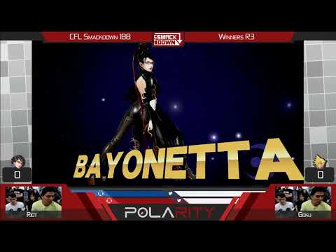 CFL Smackdown 188 Smash 4 - Riot (Bayonetta) vs Goku (Cloud) - Winners R3