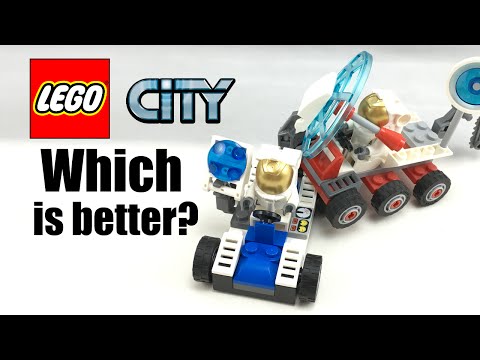LEGO City Space Utility Vehicle review! Which is better? 2011 vs. 2015!