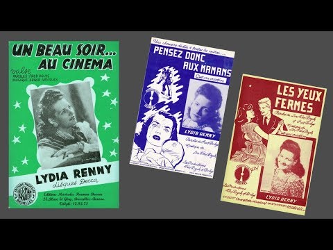 Les Alain(s)  proposent - LYDIA RENNY "Un gaucho chantait (78T rare)