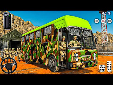 Army Truck Transport Offroad Simulator - US Cargo Vehicle Rescue Driving 3D | Android iOS Gameplay