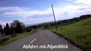 preview picture of video 'Abendliche Fahrrad Tour über den Schweizer Seerücken am Bodensee'