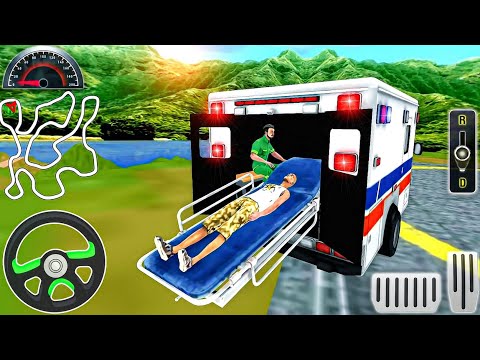 Ambulance Rescue Driving Simulator - Offroad Van Emergency Helicopter Drive - Android Gameplay
