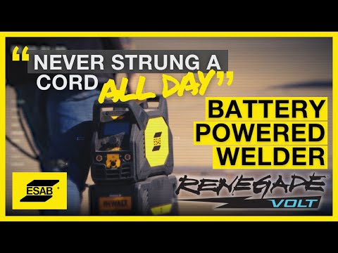 This Cordless Welder Solves Every Jobsite Power Problem | Renegade VOLT in Action | Battery Welder