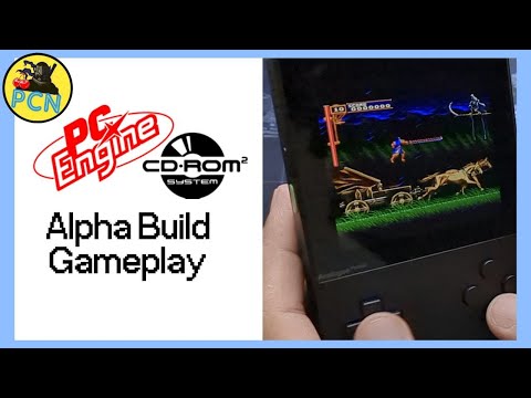 PC-Engine-CD/TurboGrafx-CD Alpha Build Gameplay ANALOGUE POCKET by Mazamars and Adam Gastineau WIP