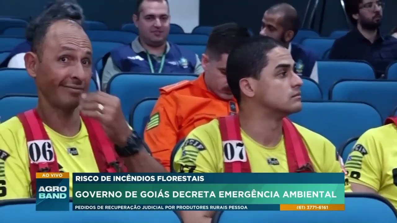 Goiás decreta emergência ambiental por risco elevado de incêndios florestais