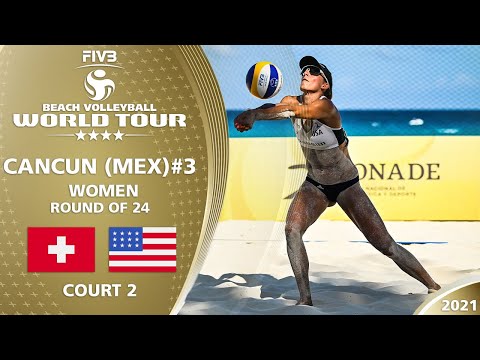 Heidrich/Vergé-Dépré vs. Stockman/Kolinske - Women's R24 | Full Match | 4* Cancun 2021 #3