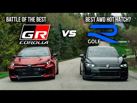 2025 NEW Toyota GR Corolla vs Volkswagen Golf R  // Which is the Best Hot Hatch for $40,000!