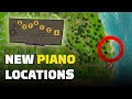 Fortnite: Play Sheet Music on Pianos near Pleasant Park and Lonely Lodge