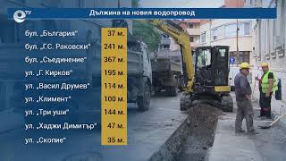 Започнаха дейностите по полагане на нов водопровод в центъра на Хасково
