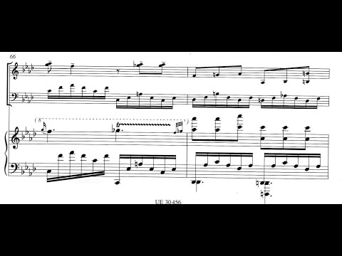 Arvo Part - Mozart-Adagio for Piano Trio (1992/2005) [Score-Video]
