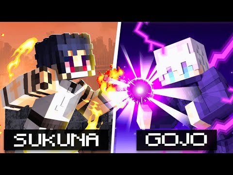 EPIC Gojo vs Sukuna Minecraft Showdown!