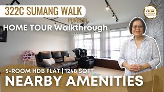 Singapore HDB Property Home Tour | 322C Sumang Walk | 5-Room | 1248 Sqft by Jessica Soo